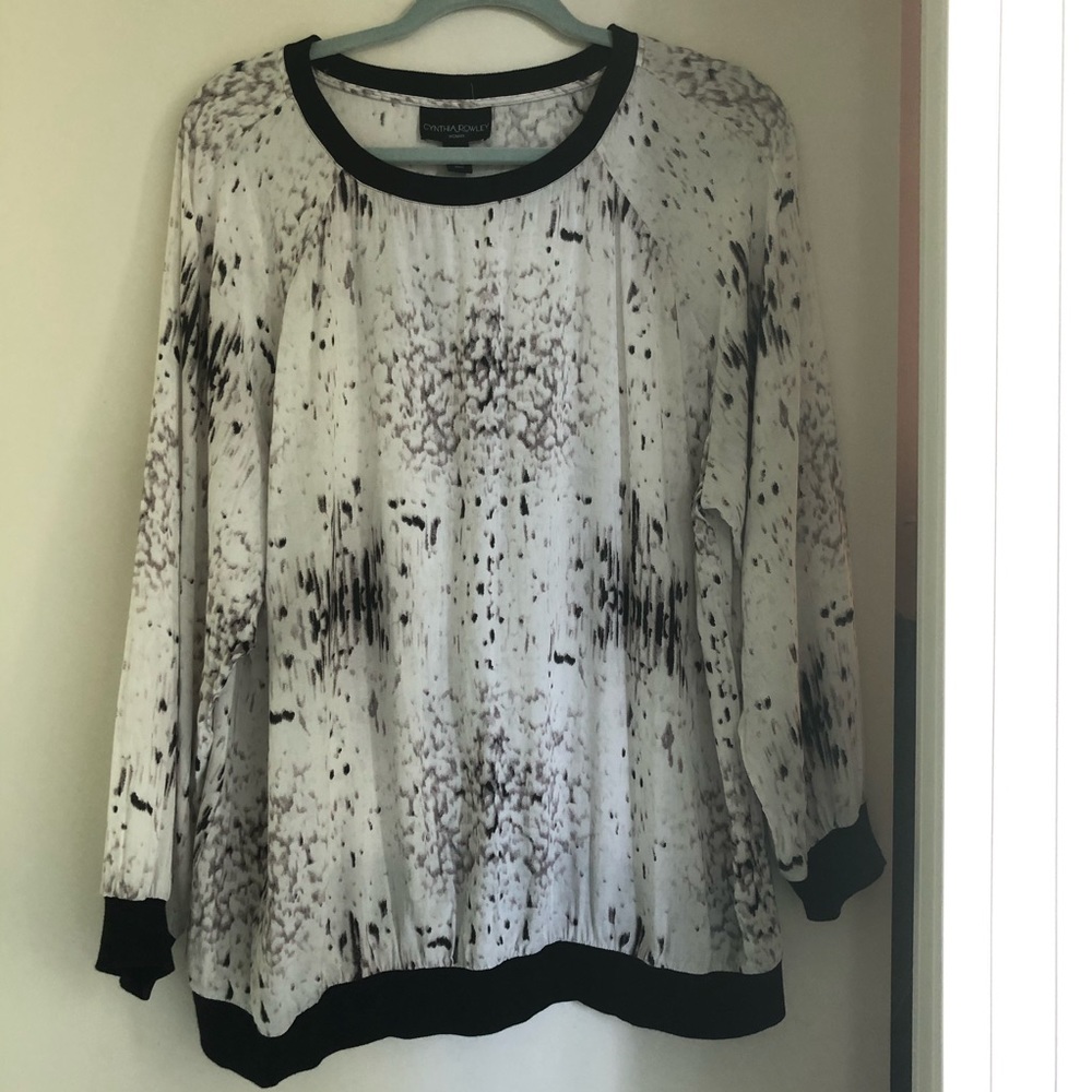 Cynthia Rowley Crew Neck Blouse